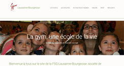 Desktop Screenshot of lausanne-bourgeoise.ch